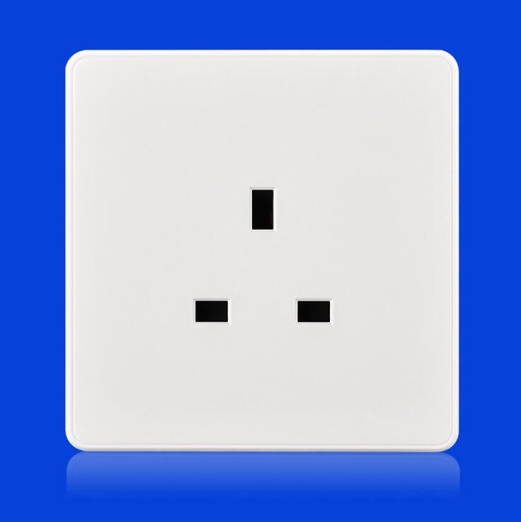 Concealed 86 type wall socket power socket British standard British standard British 13A three hole socket panel