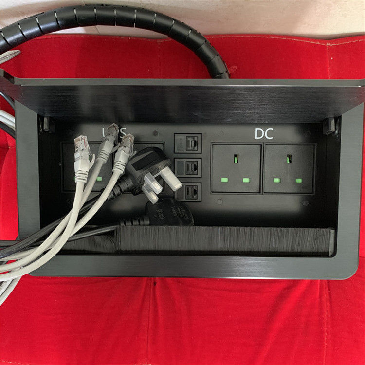 UPS and DC power supply with network integrated multi-function desktop socket