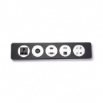 OEM aluminum panel power socket for Office Conference Table / Multifunction Power USB Desktop Interface