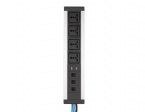 Office Desk Mount Power Strip 4 Power Supply 2 Network 1 Telephone 1 USB Charging