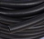 Black PE Plastic Bellows Polyethylene Threading Hose Wire And Cable Protection Sleeve