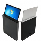 Ultra - Thin Electric LCD Monitor Lift For Conference Room Interior Fit Out