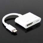 OEM Cable Cubby Box , Lightning To HDMI HD Line For Apple Mobile Phone To HDMI Converter With Screen