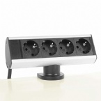 Horizontal Mounting Under Desk Power Strip For Office Furniture Desk Ice Protection Class