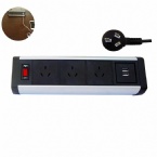 OEM Desktop Power Strip Removable Customized Color CE Certificate Proved